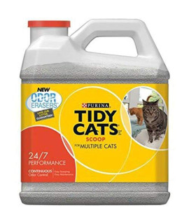 Tidy Cats Scoop Cat Litter Box, For Multiple Cats, 20 Lbs
