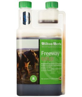 Hilton Herbs Freeway gold Liquid Respiration Supplement for Horses 2.1pt Bottle