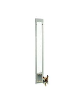 Ideal Pet Products 80 Fast Fit Aluminum Pet Patio Door Small 5 x 7 Flap Size White