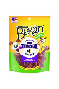 Beggin Littles Dog Treats, Original with Bacon, 6 Oz Pouch