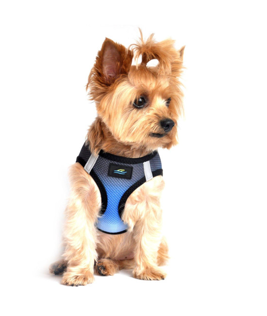 American River Dog Harness Ombre Collection - Midnight Sky Large