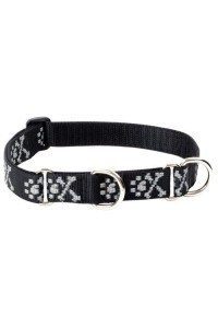 LupinePet Originals 1 Bling Bonz 19-27 Martingale Collar for Large Dogs