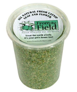 From The Field 3.5-Ounce Catnip Leaf and Flower Tub