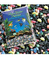 Pure Water Pebbles Aquarium Gravel, 25-Pound, Neon Blue