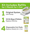 Purina Tidy Cats Breeze Cat Litter Box System Starter Kit, Breeze Cat Litter System With Pads & Pellets