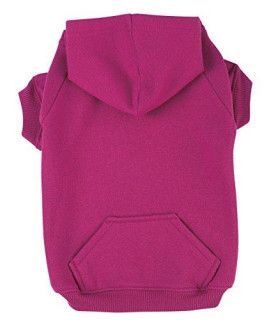 Zack & Zoey Basic Hoodie for Dogs, 24 X-Large, Raspberry Sorbet