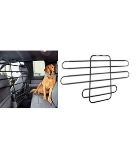 Zookeeper Pet Barrier  Adjustable and Universal for Cars, Trucks, SUVs  Moves with Your Vehicle Seats. Tilt. Slide. Recline. Easy Install Dog Car Gate - Strong Metal Tubing Gate Divider Barrier