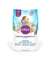 Halo Dry Cat Food, Sensitive Stomach Cat Food, Seafood Medley 3-Pound Bag