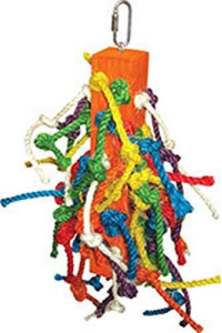 A&E Cage Company HB526 Happy Beaks preening Assorted Bird Toy, 12 by 16