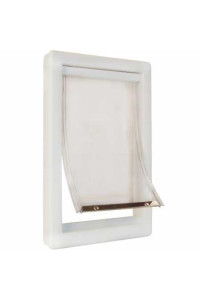 Ideal Pet Products Original Pet Door with Telescoping Frame Super Large 15 x 20 Flap Size