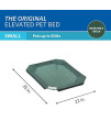 Coolaroo Replacement Cover, The Original Elevated Pet Bed by Coolaroo, Small, Brunswick Green