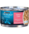 Purina Pro Plan Hairball, Indoor Wet Cat Food, FOCUS Indoor Care Salmon & Rice Entree in Sauce - (24) 3 oz. Pull-Top Cans