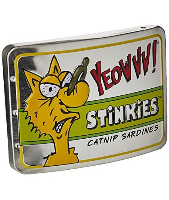 Yeowww Tin of Stinkies, 3 in a Sardine Tin, Multicolor, 1Pack