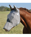Cashel Crusader Horse Fly Mask with Long Nose and Ears, Grey, Arabian
