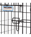 Precision Pet Products ProValu Single-Door Dog Crate-24 L, Black (7011242)