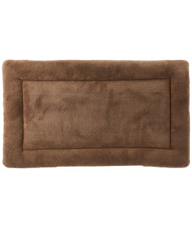MidWest Homes for Pets Deluxe Micro Terry Pet Bed, Dog Bed crate Mat, Taupe, 22-Inch
