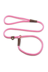 Mendota Pet Slip Leash - Dog Lead and collar combo - Made in The USA - Pink, 38 in x 4 ft - for SmallMedium Breeds