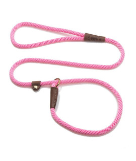 Mendota Pet Slip Leash - Dog Lead and collar combo - Made in The USA - Pink, 38 in x 4 ft - for SmallMedium Breeds