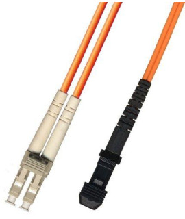 1M Multimode Duplex Fiber Optic cable (625125) - Lc to MTRJ