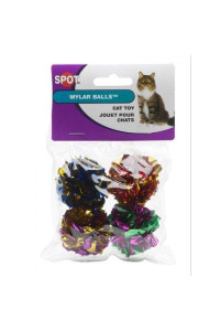 Spot Mylar Balls Cat Toys Size:Pack Of 4