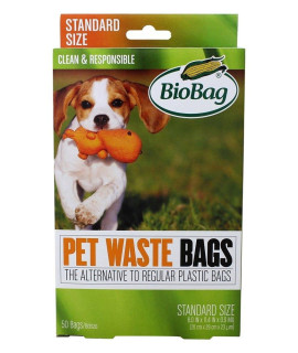 BioBag DogPet Waste Bags 3 Pack (Regular 50 cT Large 35 cT and Roll 40 cT 125 Bags Total)