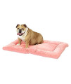 Pet Dreams Dog Crate Bed - Original Crate Pad/ Kennel Mat - Quality Bedding Since 1999, Ultra Soft, Reversible, Portable & Washable Pad That Never Bunches! Large 36" Pink