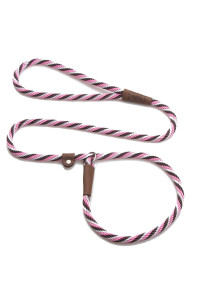 Mendota Pet Slip Leash - Dog Lead and collar combo - Made in The USA - Pink chocolate, 38 in x 6 ft - for SmallMedium Breeds