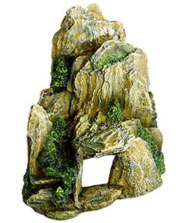 Aqua Della Stone Decoration Rock 19Cm Moss