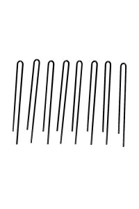 Exercise Pen Ground Stakes | Pack of 8 Replacement Ground Stakes for Outdoor Exercise Pens/Pet Playpens, Fits All Metal Models, Black