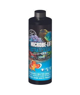 MICROBE-LIFT Professional Gravel & Substrate Cleaner for Freshwater and Saltwater Tanks, 8oz