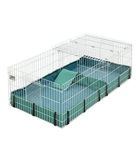 Guinea Habitat Plus Guinea Pig Cage by MidWest w/ Top Panel, 47L x 24W x 14H Inches