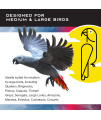 Featherland Paradise | Knots N Blocks - Medium Bird Toy | Parrot Toys | Bird Toys for Parrots, Sun Conures, Parakeets, Caiques, Medium Birds