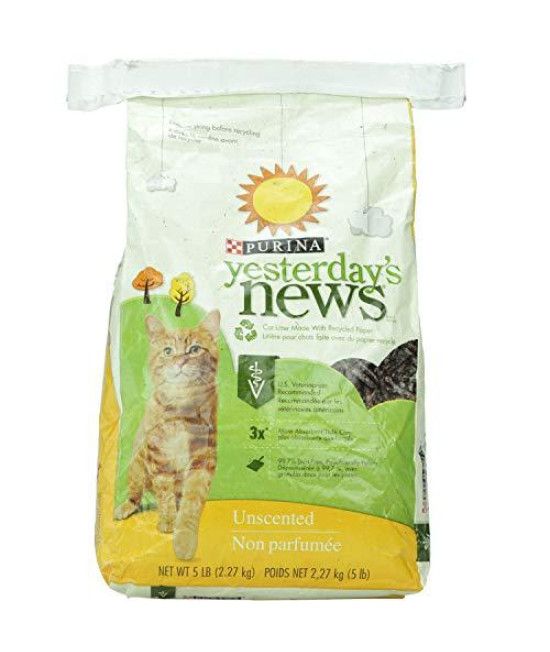 Yesterdays News Original Cat Litter - Unscented - 5 lb