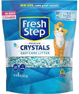 Fresh Step Crystals, Premium Cat Litter, Scented, 8 Pounds