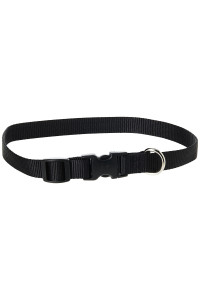 LupinePet Basics 34 Black 13-22 Adjustable collar for Medium and Larger Dogs
