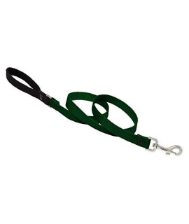 Dog Leash by Lupine in 3/4 Wide Green 6-Foot Long with Padded Handle