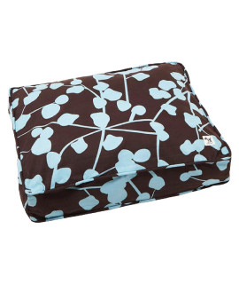 Molly Mutt Medium To Large Dog Bed cover - Your Hand In Mine Print - Measures 27AX36AX5AA - 100 cotton - Durable - Breathable - Sustainable - Machine Washable Dog Bed cover