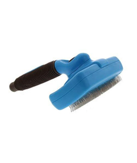 Fur-So-Fresh Self Cleaning Slicker Brush for Dogs - Easy to Clean Pet Grooming -Removes Mats, Tangles, and Loose Hair with Minimal Effort and Comfort - Suitable for Short, Medium, or Long Hair
