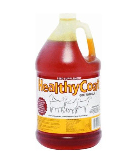 HealthyCoat Goat Formula Supplement: Gallon. Skin, Coat, Body Condition, Allergies, Immune System, Milk Production