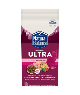 Natural Balance Original Ultra Chicken Meal & Salmon Meal Cat Food | Whole Body Health Dry Food for Kittens to Adult Cats | 6-lb. Bag