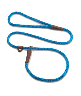Mendota Pet Slip Leash - Dog Lead and collar combo - Made in The USA - Blue, 38 in x 4 ft - for SmallMedium Breeds