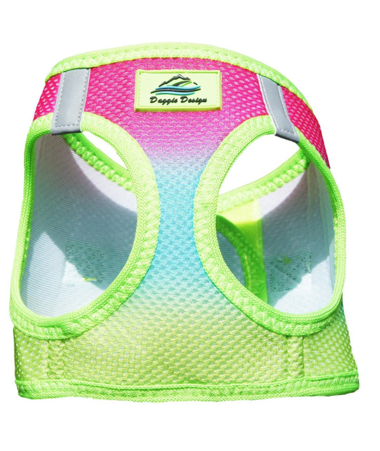 American River Dog Harness Ombre Collection - Rainbow XXL