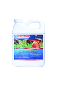 DrTimAs Aquatics First Defense for Freshwater Aquariums - Stress Relief Immune System Support with Vitamins Immunostimulants for Fish Tanks 32oz