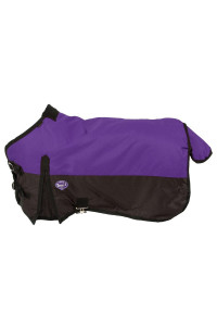 Tough 1 600D Waterproof Poly Miniature Turnout Blanket, Purple, 42"