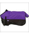 Tough 1 600D Waterproof Poly Miniature Turnout Blanket, Purple, 42"