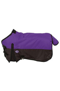 Tough 1 600D Waterproof Poly Miniature Turnout Blanket, Purple, 38"