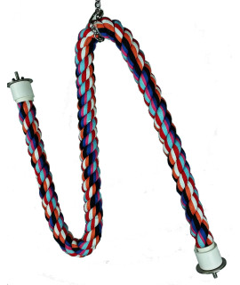 A&E cage co. Large Rope cable Perch with Wire