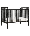 DaVinci Jenny Lind 3-in-1 convertible crib in Ebony, Removable Wheels, greenguard gold certified