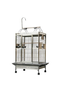 A&E cage co. Play Top cage 36x28 Stainless Steel 38 Inch
