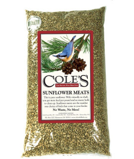 Cole's SM10 Sunflower Meats Bird Seed, 10-Pound